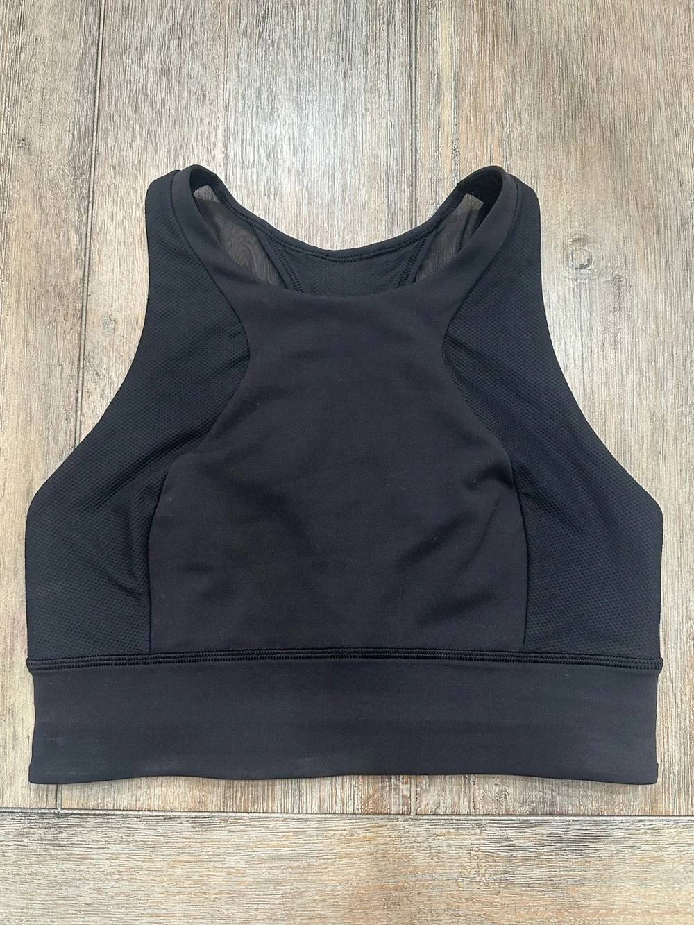 Lululemon Women’s Everlux High Neck Train Bra Black | Size 8